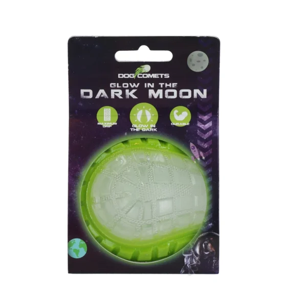 Dog Comets Glow In The Dark Moon Ball Green