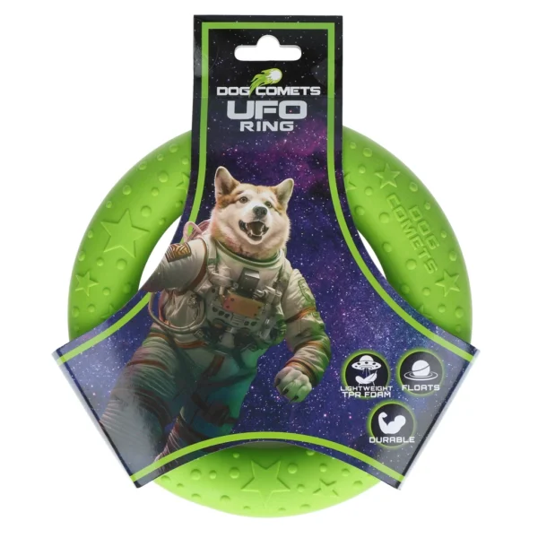Dog Comets UFO Ring Green